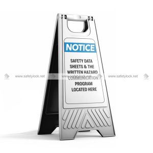 portable floor stand - notice SDS and the written Hazcom program located here