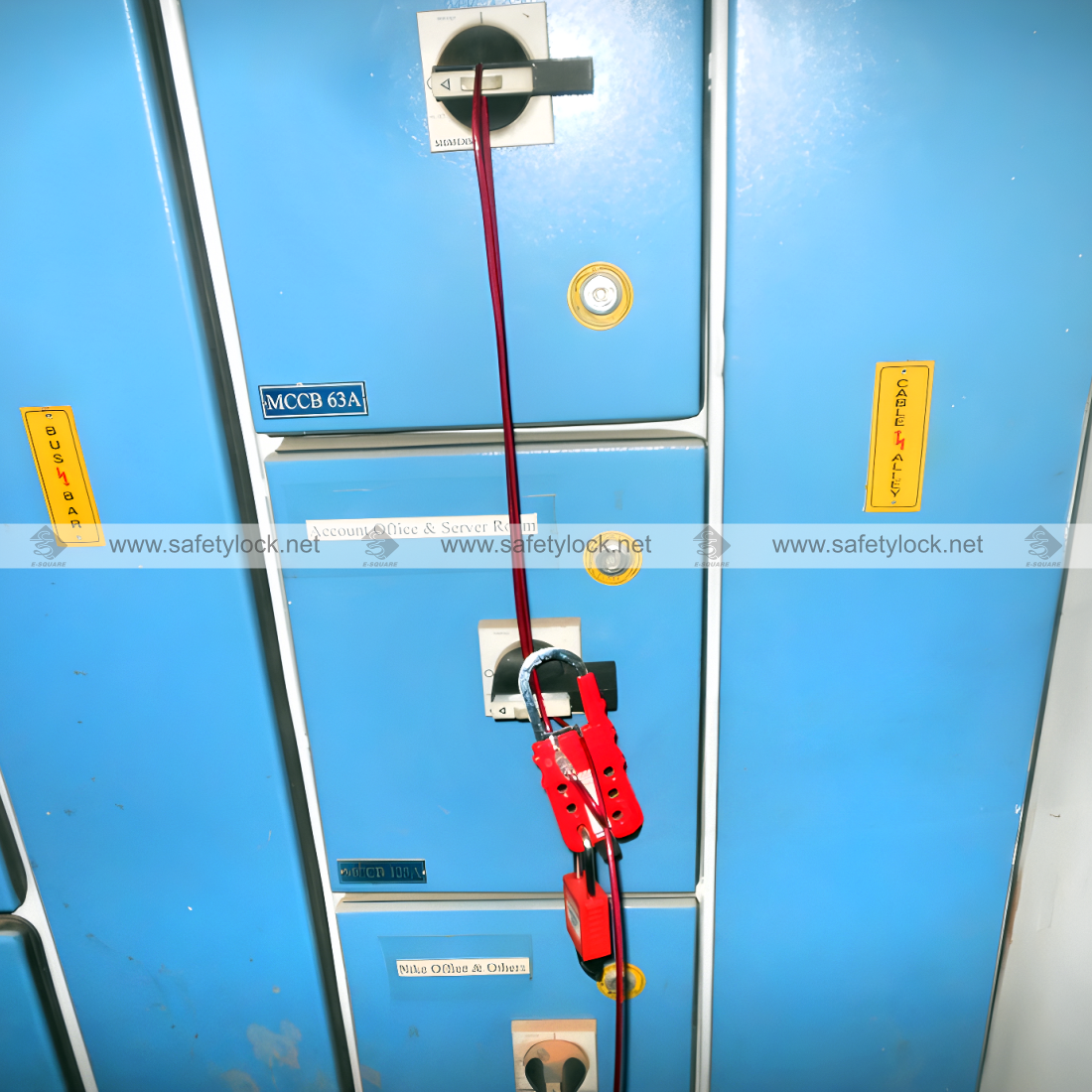 premier multipurpose cable lockout with 2 meter cable