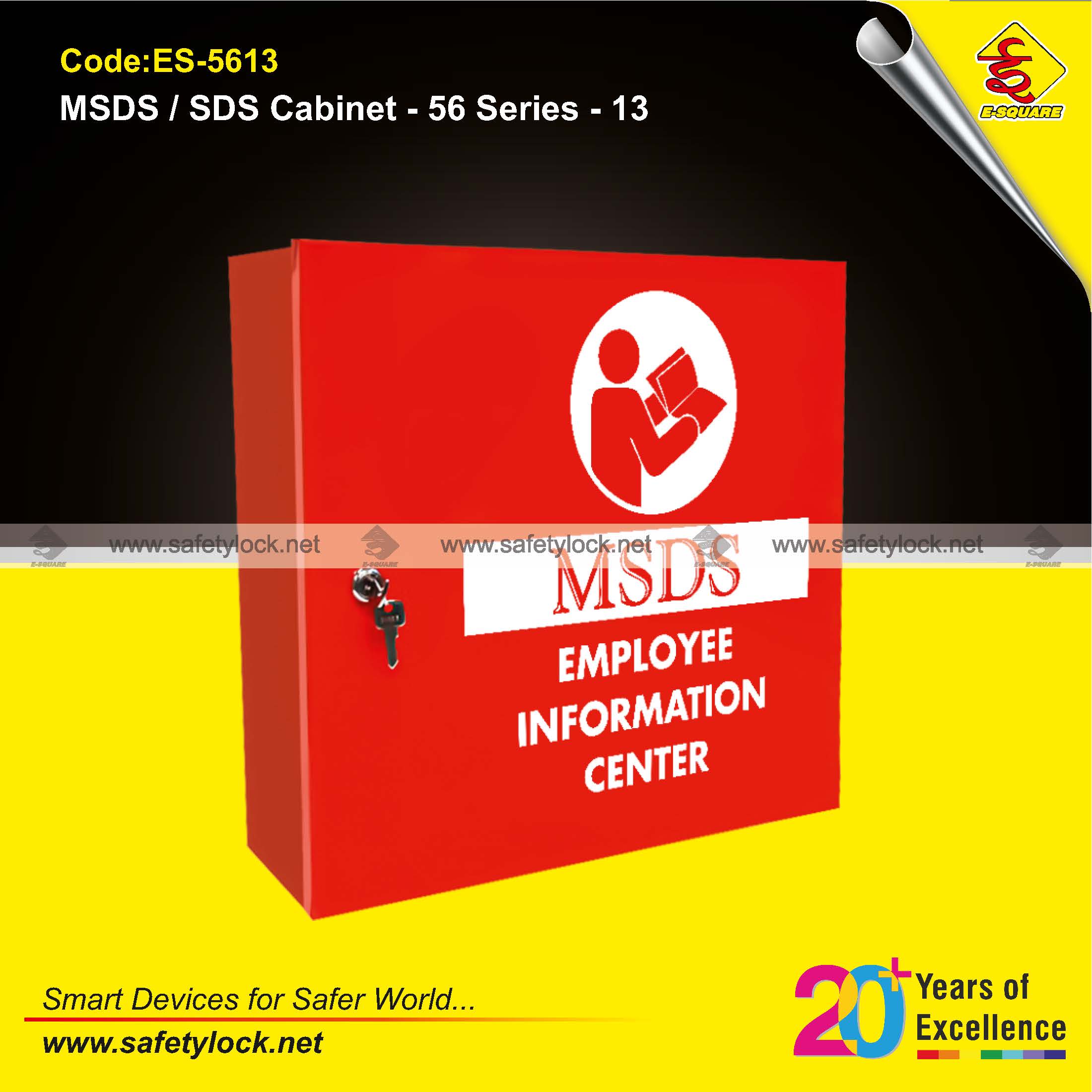 red color MSDS SDS cabinets