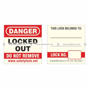 safety label for ES-PLSP padlock