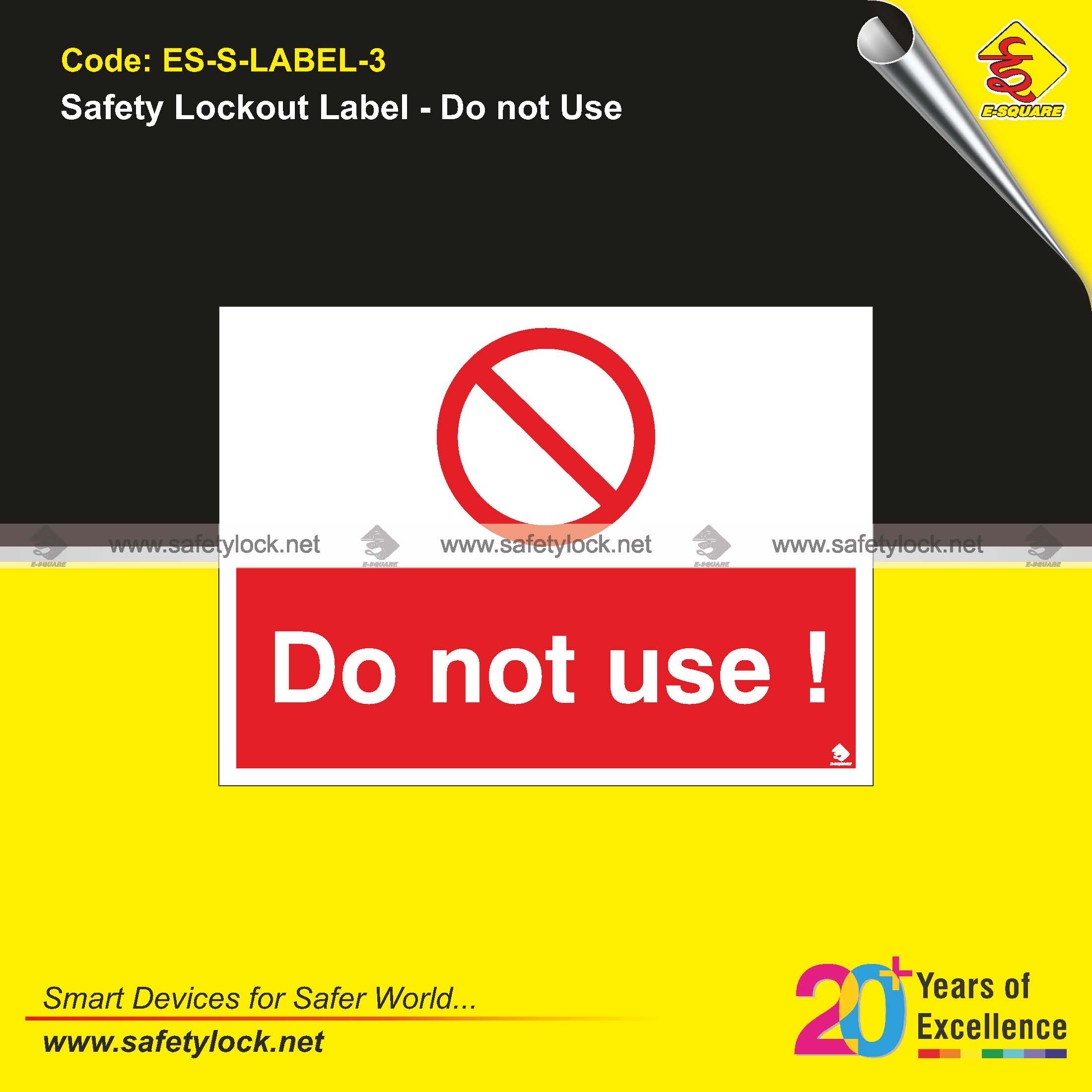 safety lockout labels