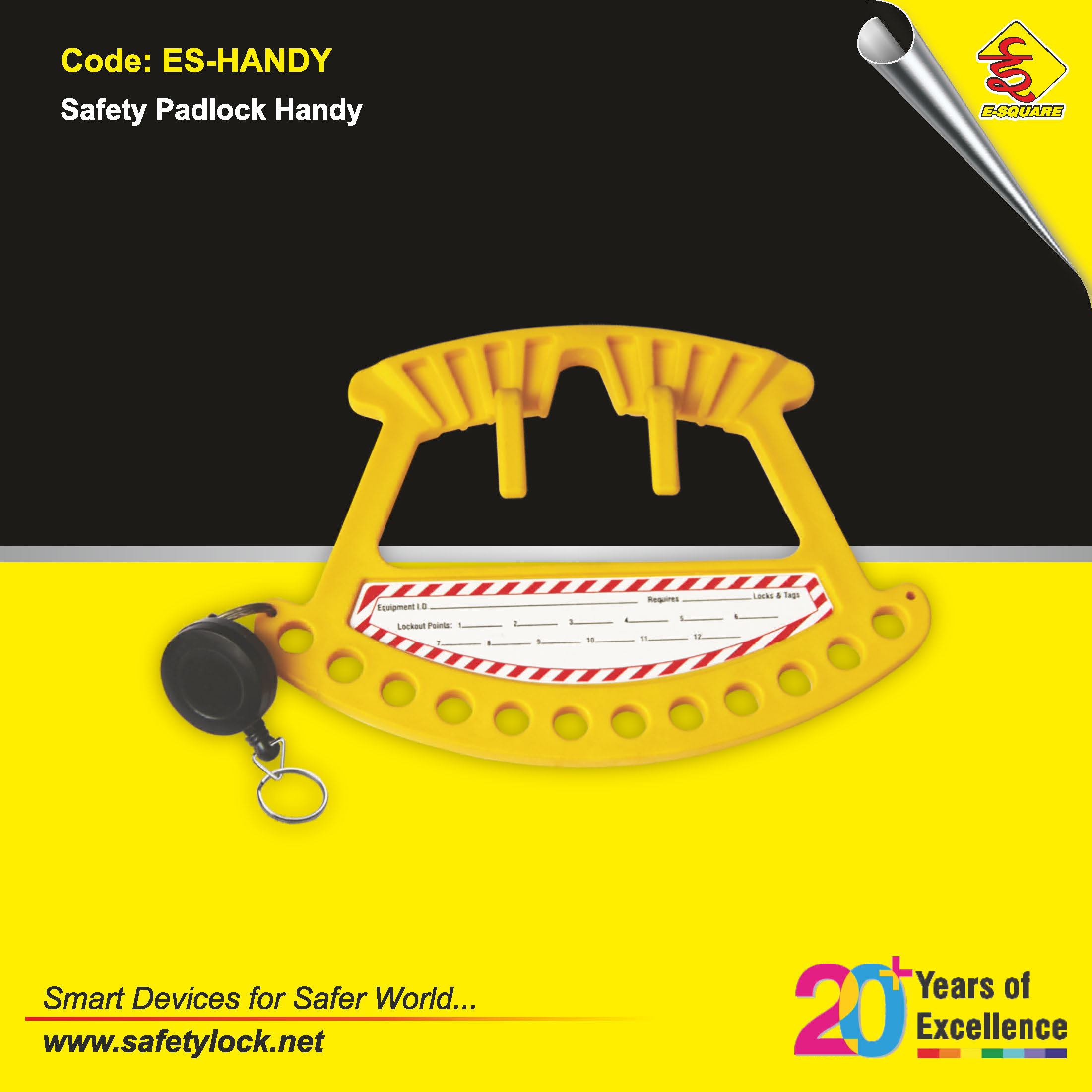 safety padlock carrier