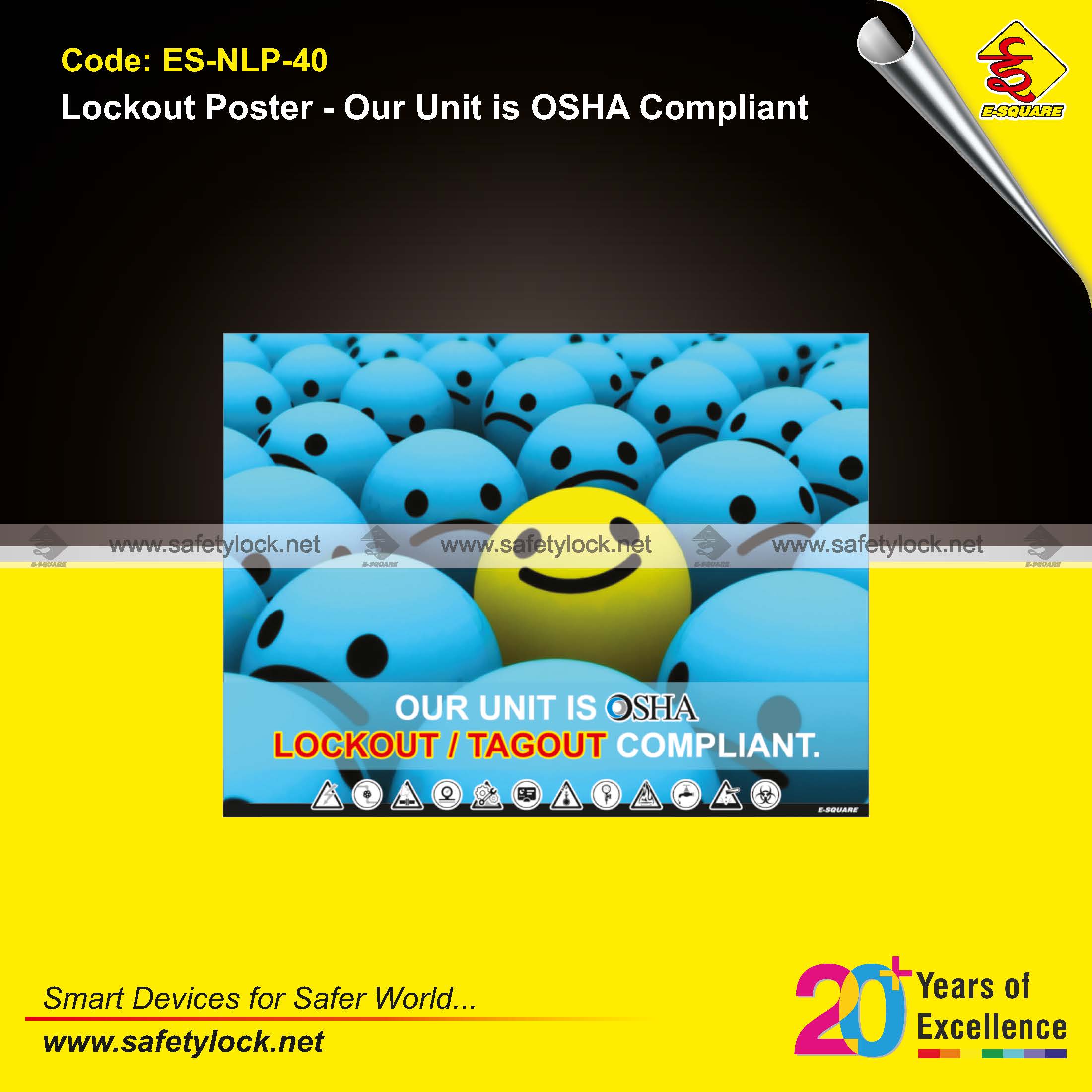 safety poster - our unit is OSHA compliant