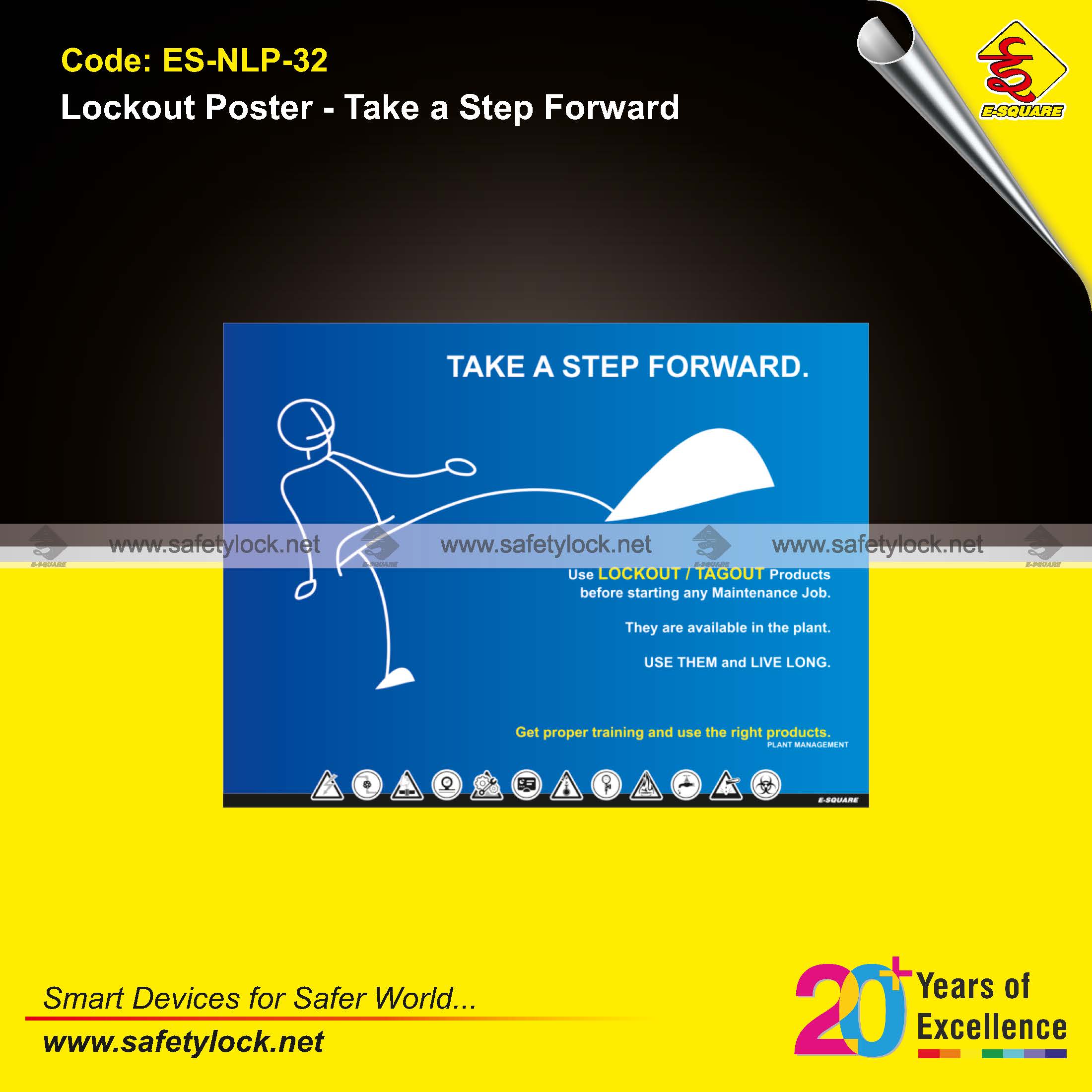 safety poster - take a step forward
