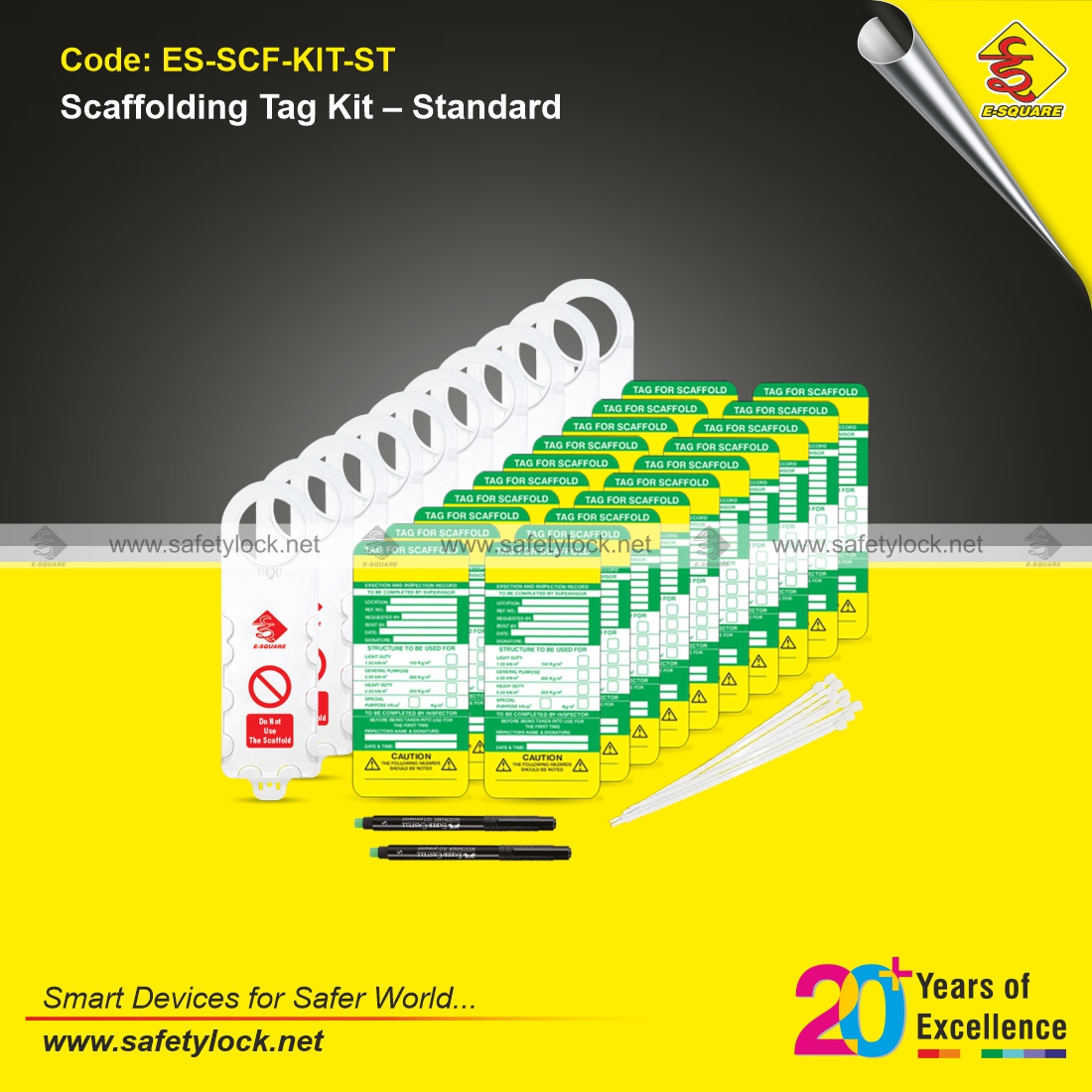 scaffolding tags kit