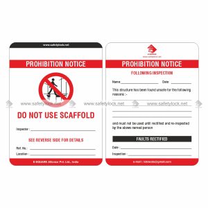 scaffolding tags prohibition notice