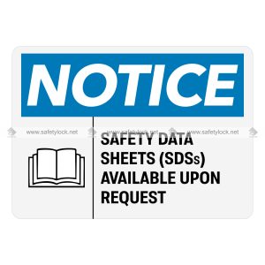 SDS OSHA notice signs