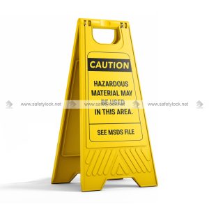 SDS portable floor stands yellow color