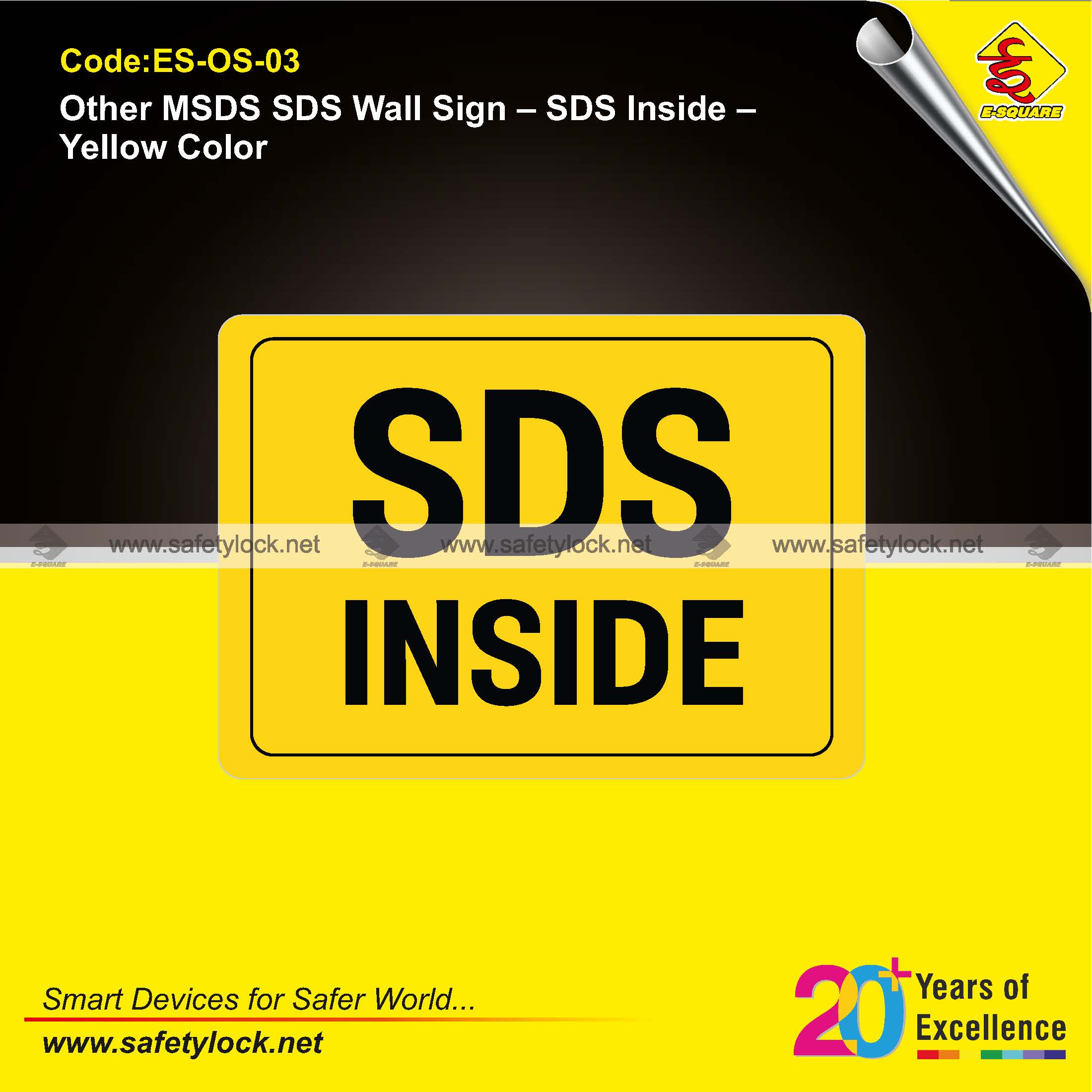 SDS signs for employees