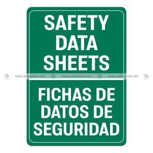 SDS signs in green color