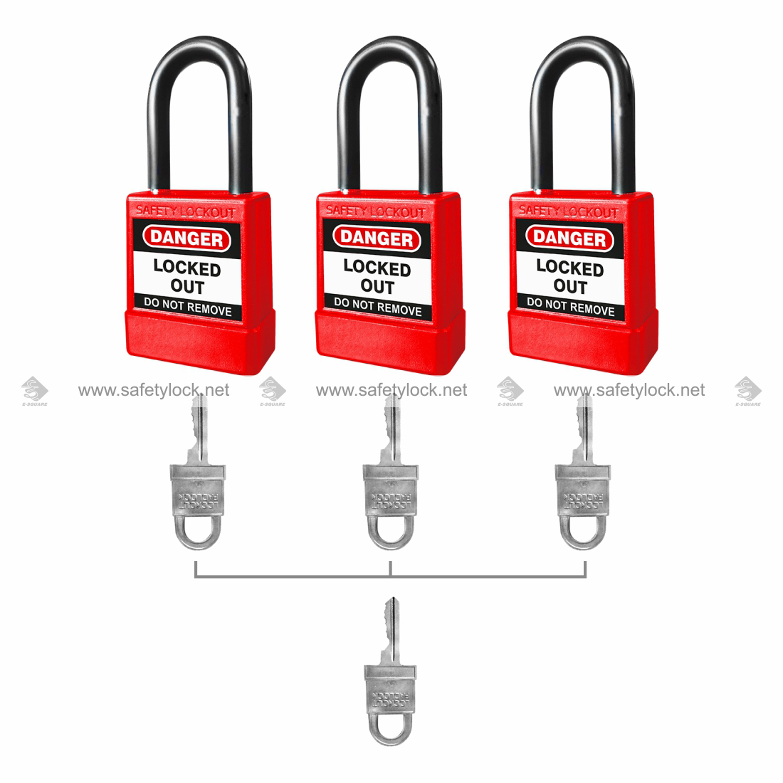 Seires 6 isolation lockout padlock