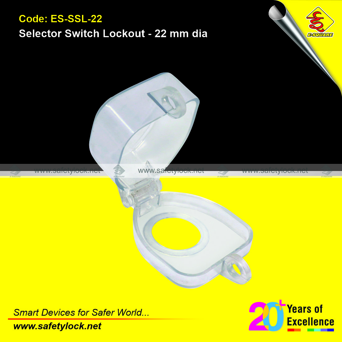 selector switch lockout device 22 mm dia