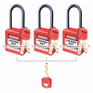 series 5 di-electric computer key lockout padlock
