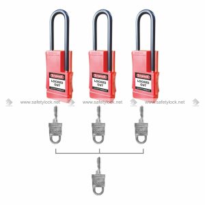 series 7 lockout locks with long shackle