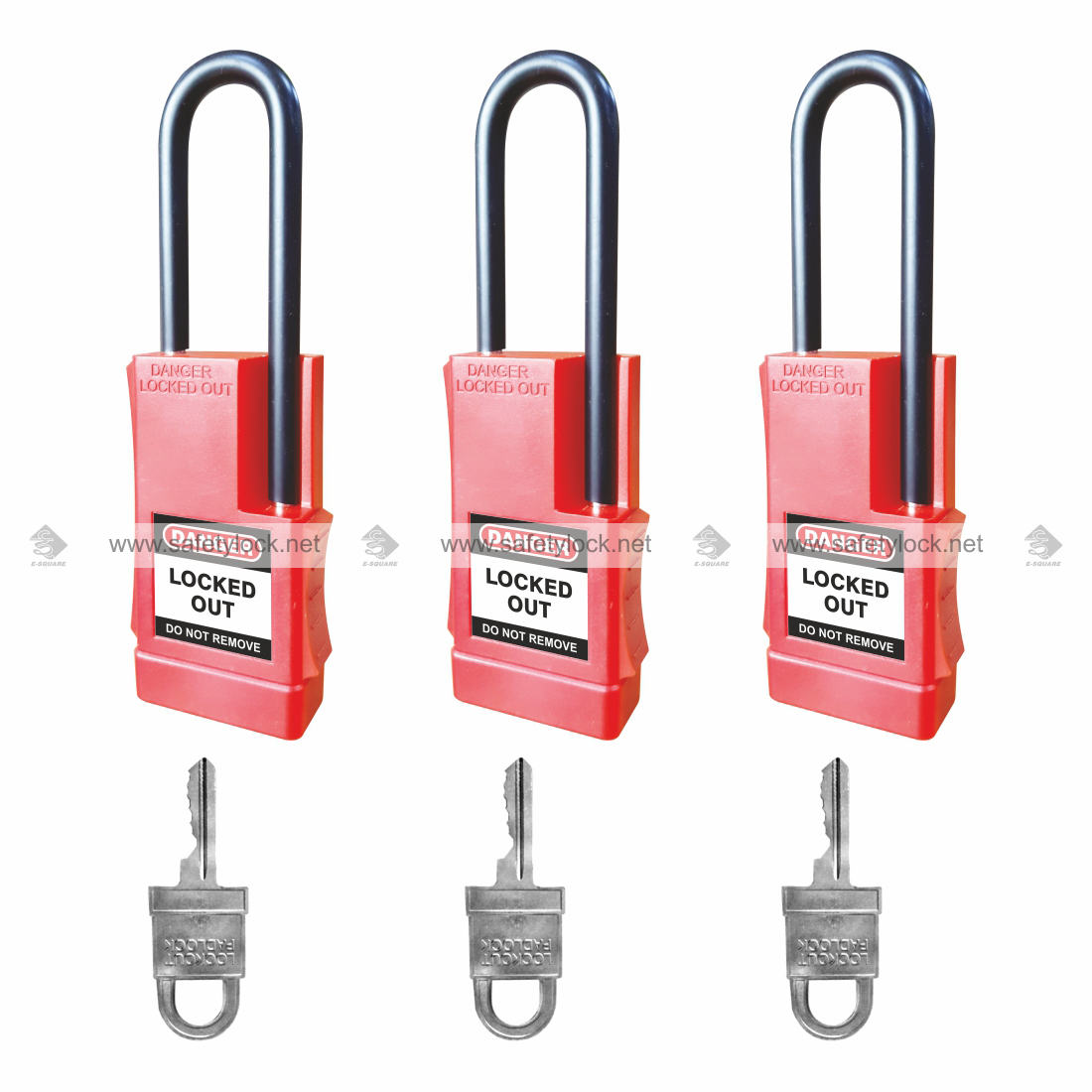 E-Square Series 7 lockout padlock