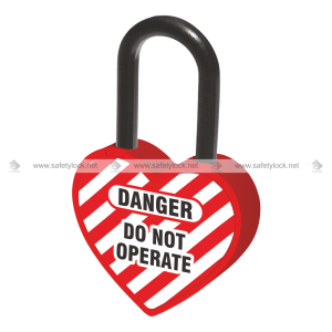 single use PVC lockout padlock