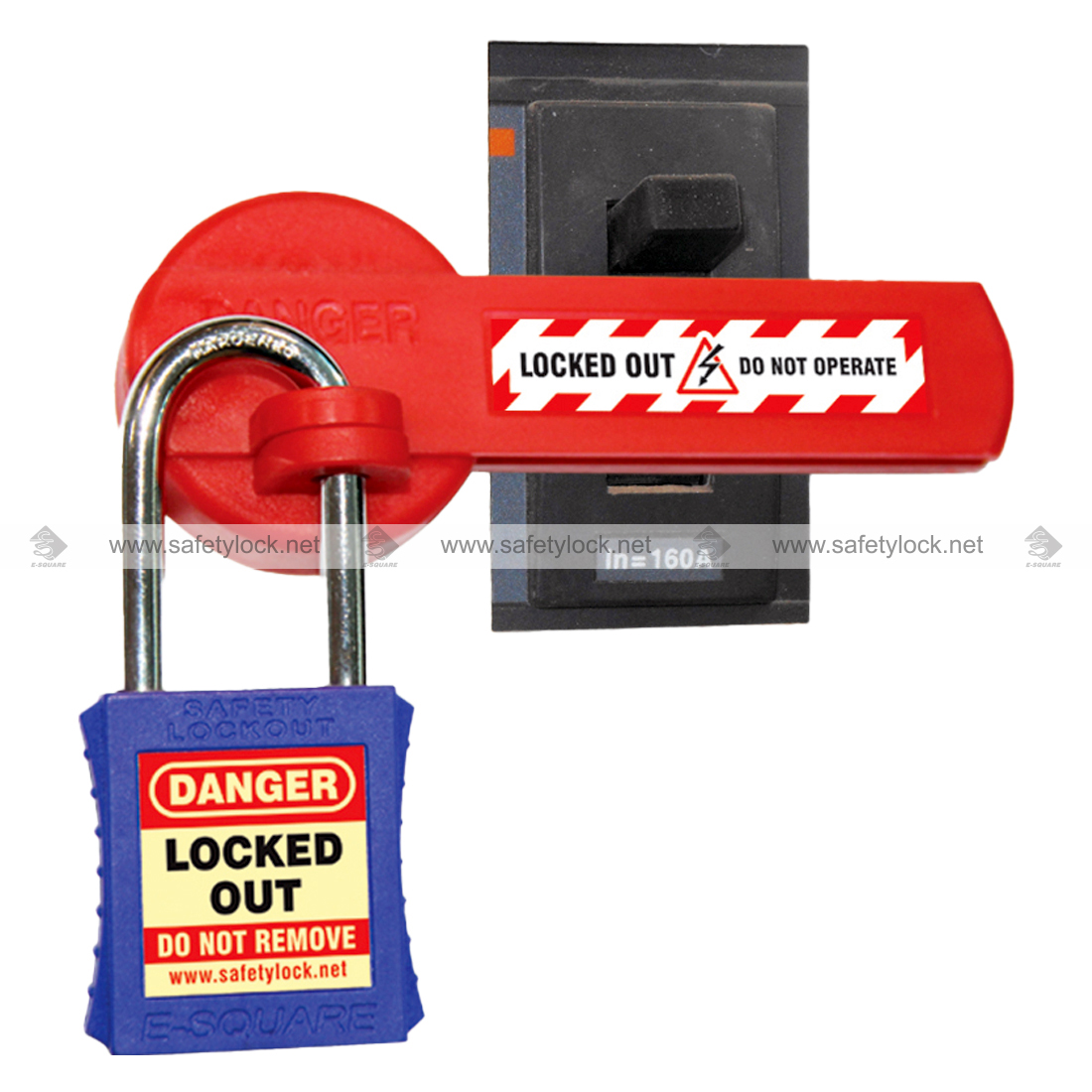 slider toggle lockout for electrical panel lockout