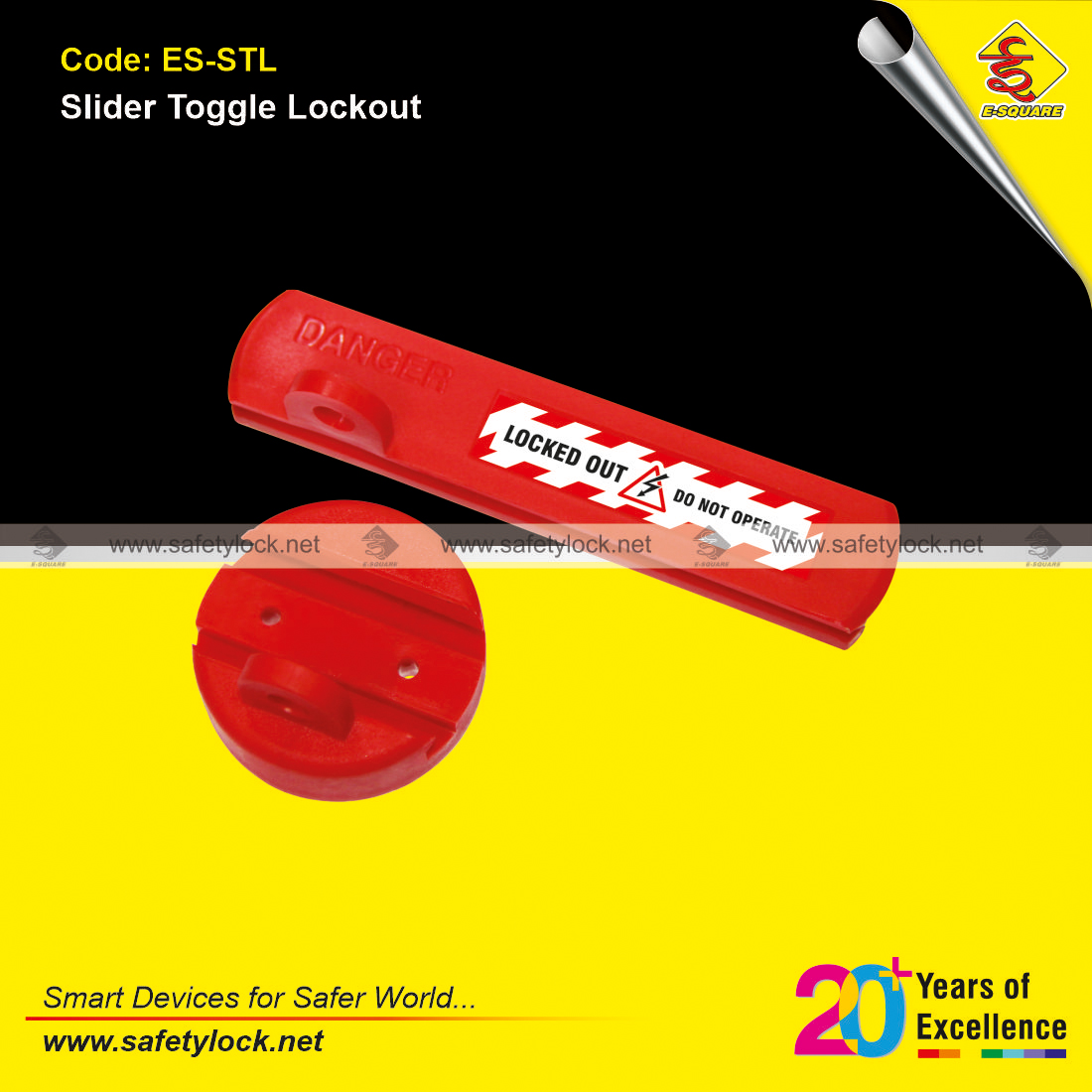 slider toggle LOTO device for electrical panel lockout tagout