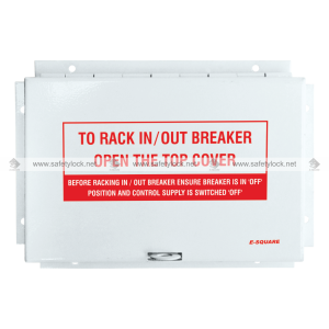 special metallic lockout box for electrical panel lockout