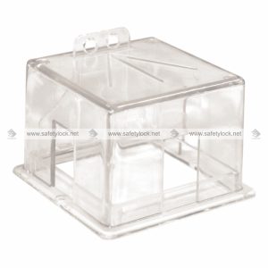 square box type electrical panel lockout device