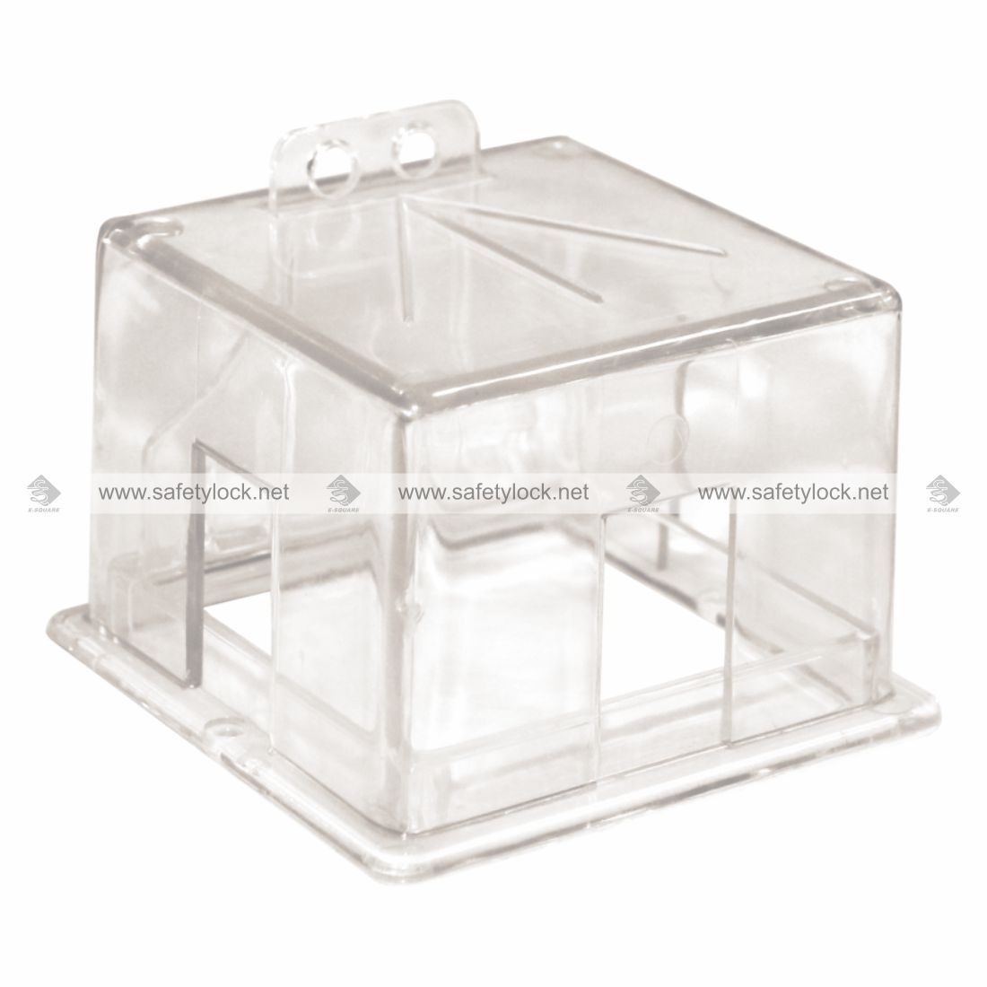 square box type electrical panel lockout device