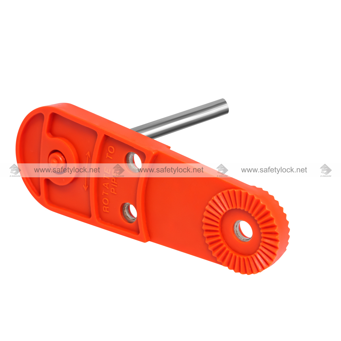 stainless steel arm for valve lockout