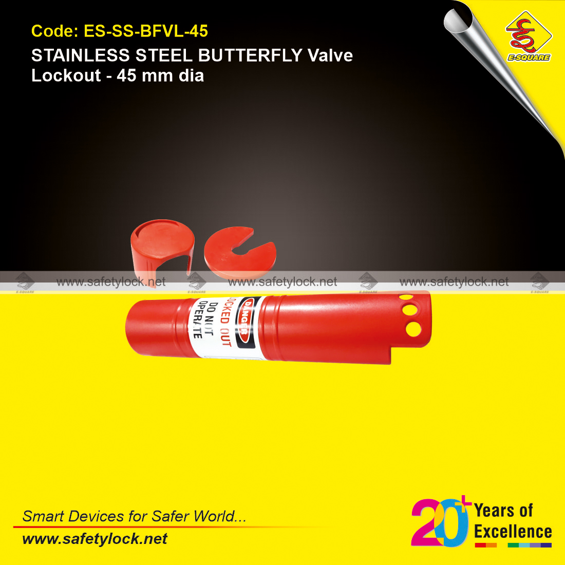 stainless steel butterfly valve lockout for breweries