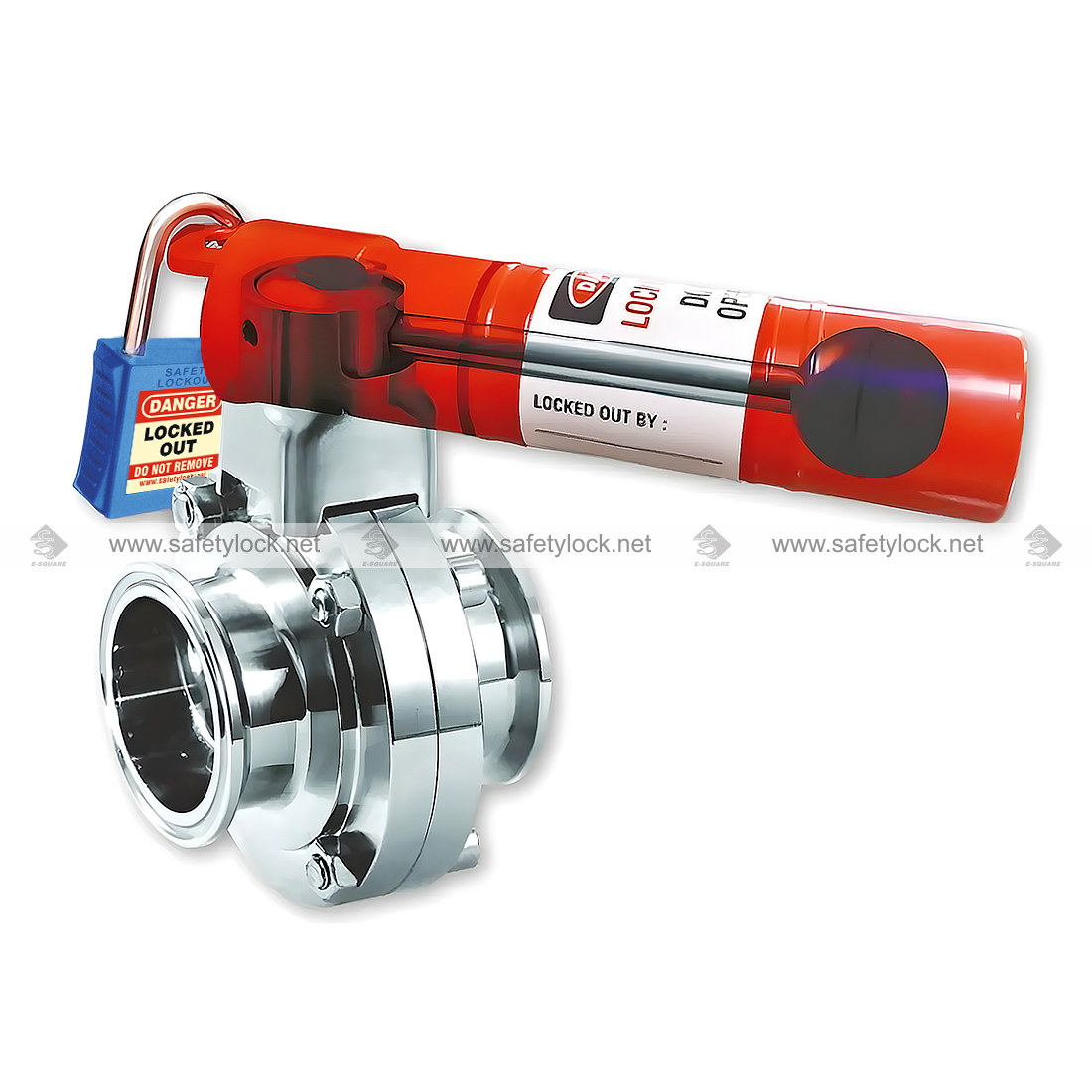 stainless steel butterfly valve lockout installation