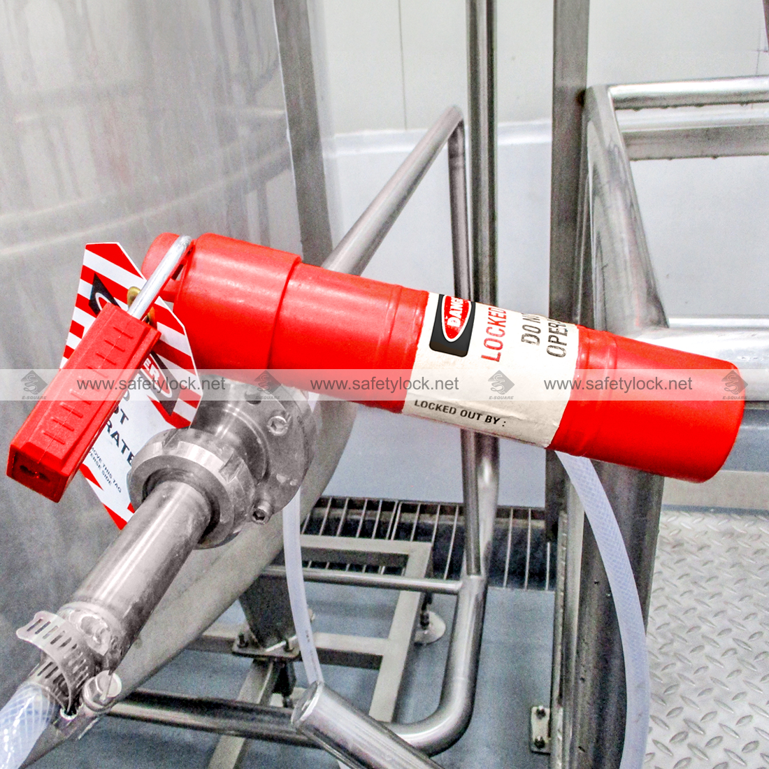 stainless steel butterfly valve lockout tagout