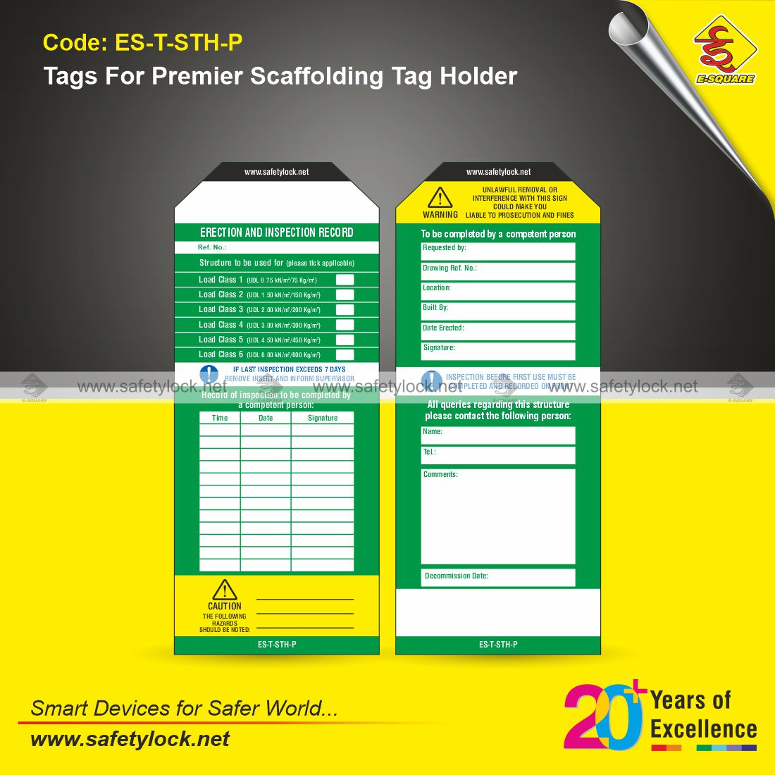 tags for premier scaffolding tag holder supplier