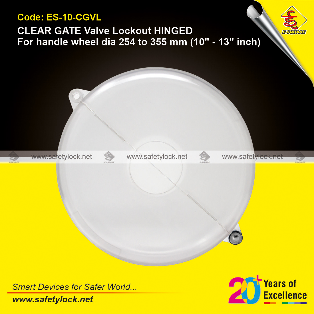 transparent gate valve lockout