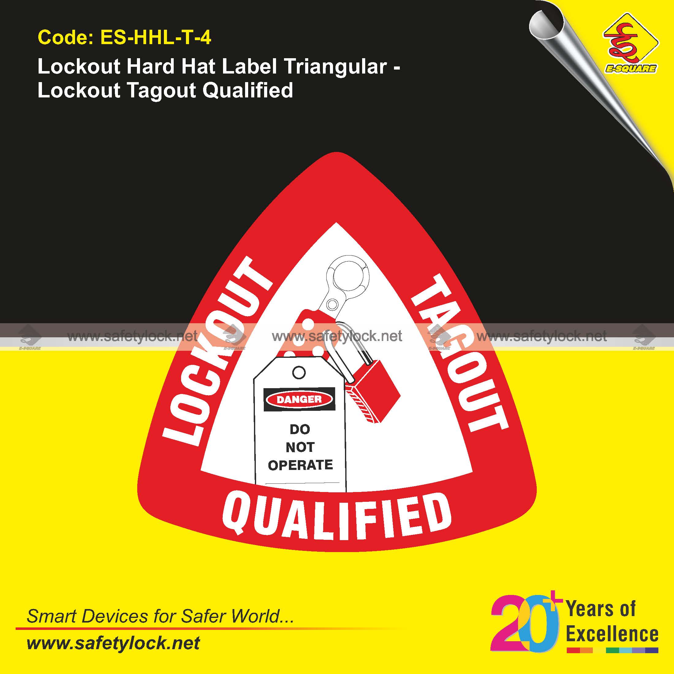 triangular hard hat labels manufacturer