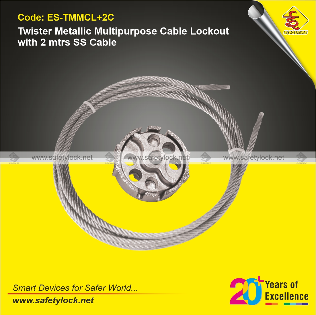 twister metallic multipurpose cable lockout