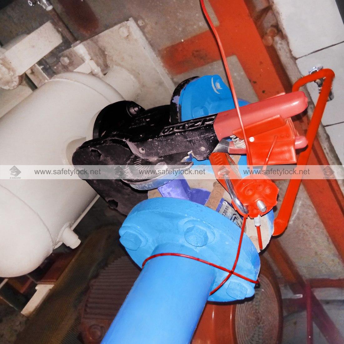 universal butterfly valve lockout device installation