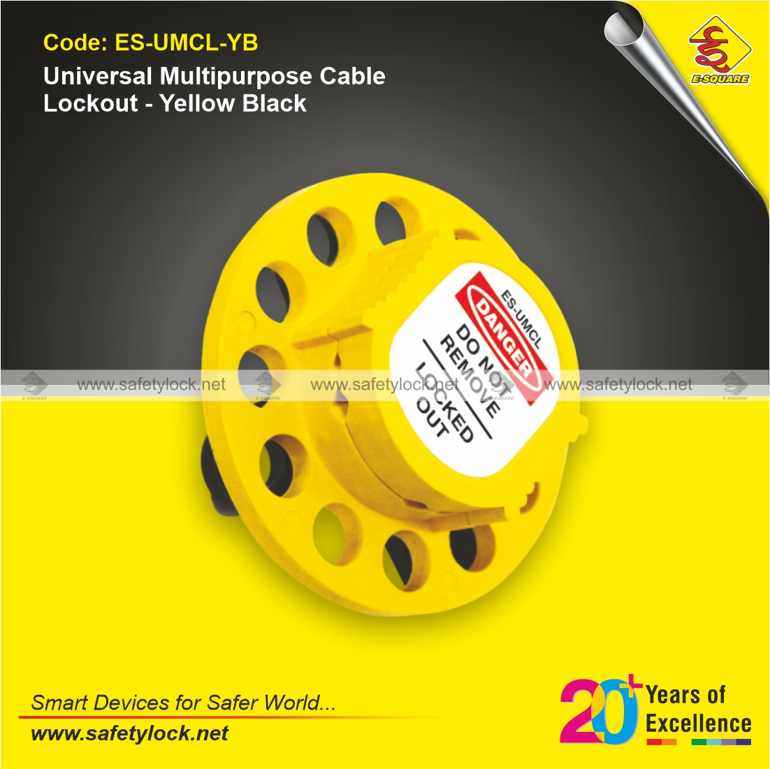 universal multipurpose cable lockout device