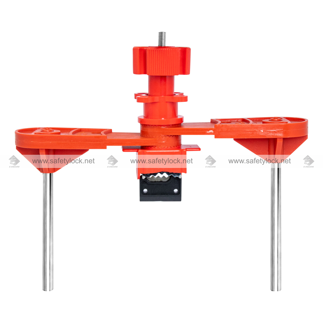 universal valve lockout with 2 small arm