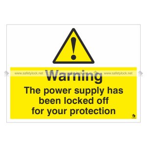 safety warning lockout labels