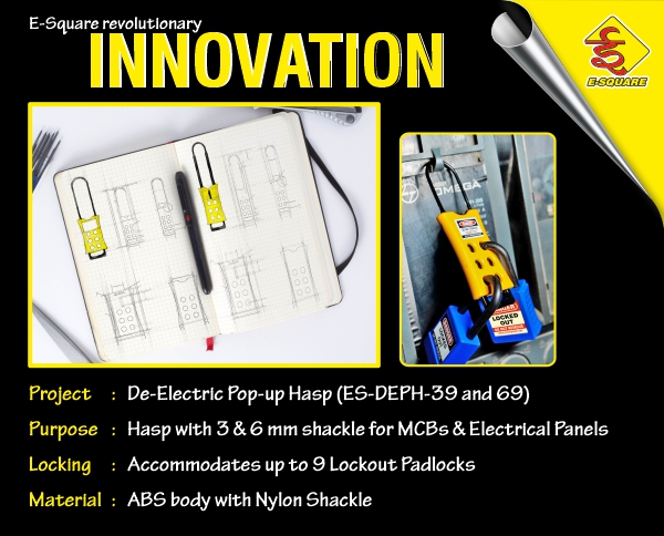 Innovation: De-Electric Pop-up Lockout Hasp