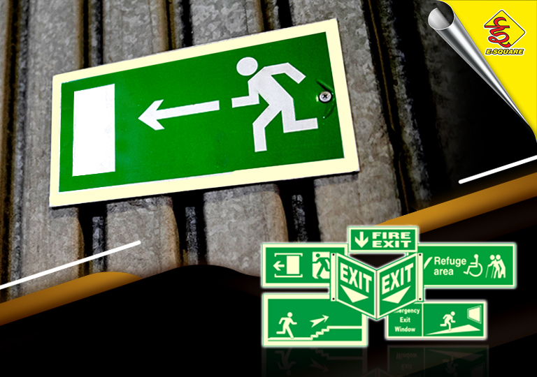 Evacuation Escape Signs