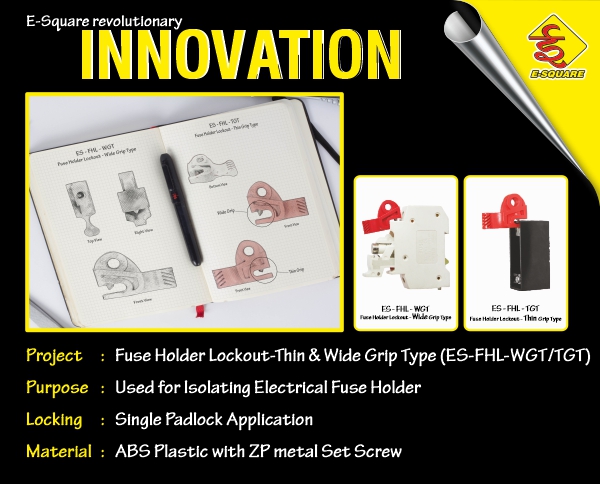 Innovation: Fuse Holder Lockout - Thin & Wide Grip Type