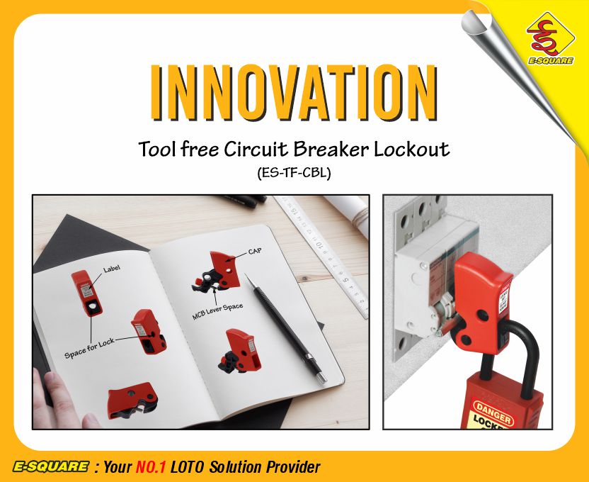 LOTO Innovation – Tool free Circuit Breaker Lockout Device