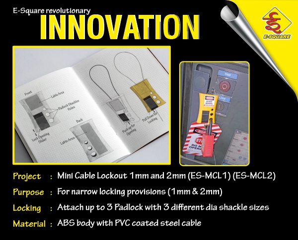 Innovation: Mini Cable Lockout Device 1mm and 2mm