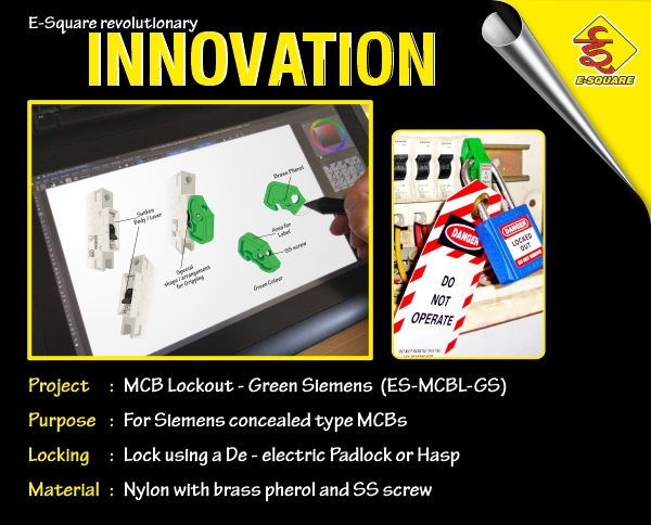 Innovation: Miniature Circuit Breaker Lockout - Green Siemens