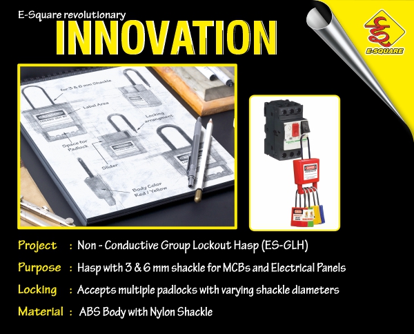 Innovation: Non-Conductive Group Lockout Hasp