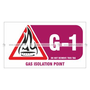 Premier Self-Stick Energy Source ID Tag for Gas Isolation Point