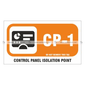 Self-Stick Energy Source ID Tags for Control Panel Isolation Point