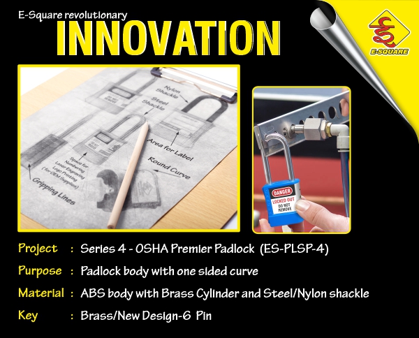 Innovation: Series 4 - OSHA Premier Lockout Safety Padlock