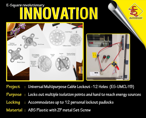 Innovation: Universal Multipurpose Cable Lockout - 12 Holes