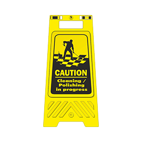 Yellow Color Safety Floor Stands