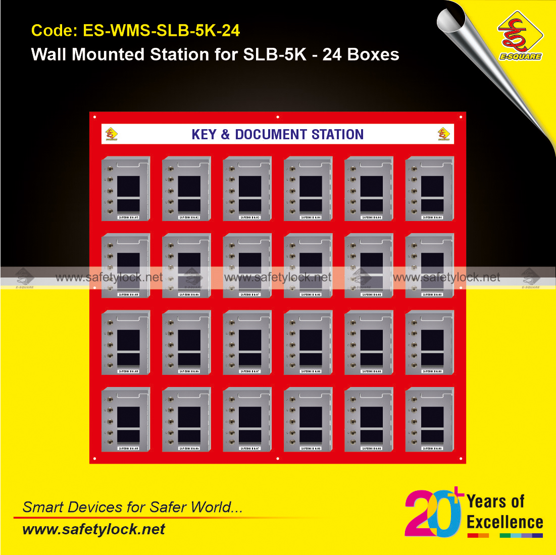 large size wall mounted station for safety box